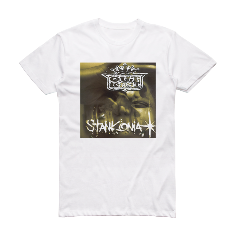 OutKast Stankonia 1 Album Cover T-Shirt White – ALBUM COVER T-SHIRTS