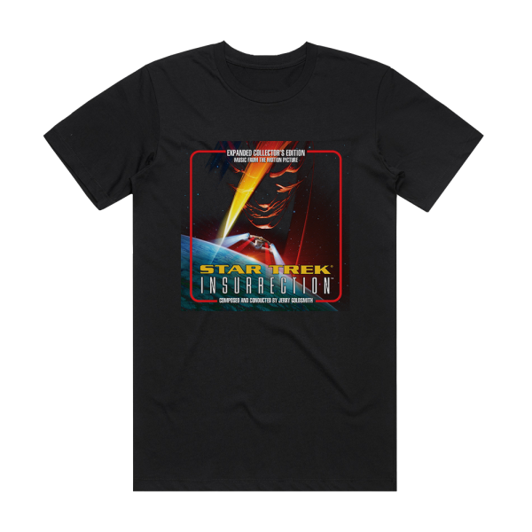 Jerry Goldsmith Star Trek Insurrection Album Cover T-Shirt Black