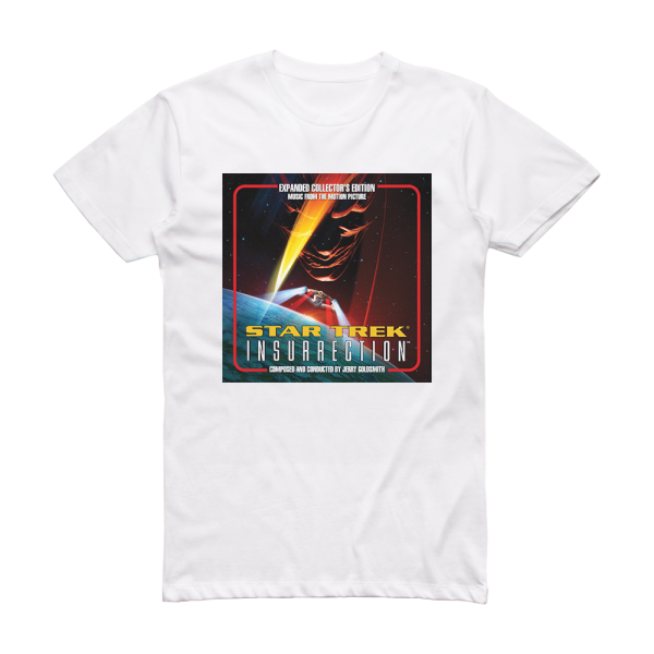 Jerry Goldsmith Star Trek Insurrection Album Cover T-Shirt White