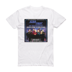Dennis McCarthy Star Trek The Next Generation Encounter At Farpoint The Ars Album Cover T-Shirt White