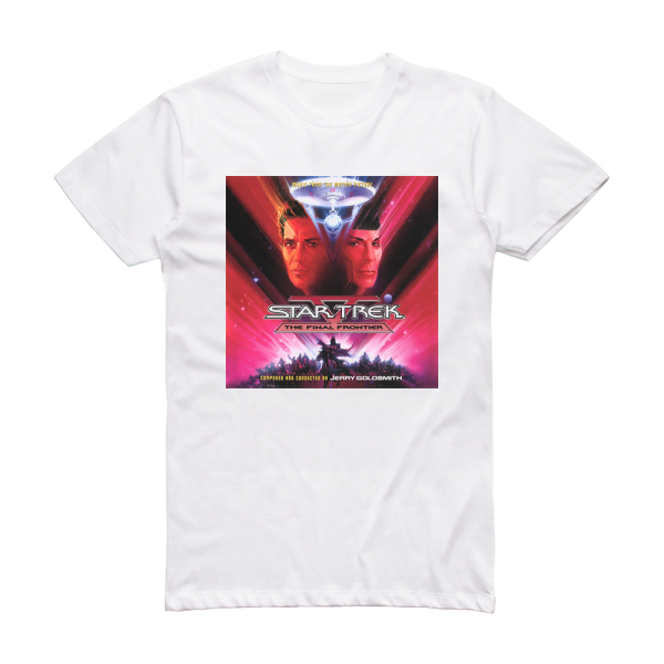 Jerry Goldsmith Star Trek V The Final Frontier 2 Album Cover T-Shirt White