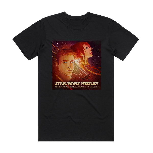 Lindsey Stirling Star Wars Medley Album Cover T-Shirt Black