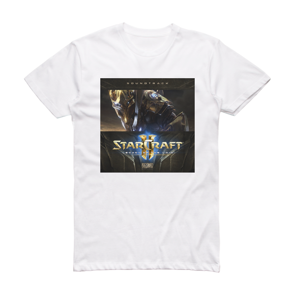 Neal Acree Starcraft Ii Legacy Of The Void Album Cover T-Shirt White