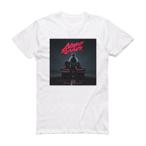 Night Runner Starfighter Album Cover T-Shirt White