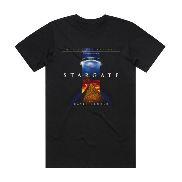 David Arnold Stargate Album Cover T-Shirt Black