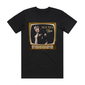 Alexia Stars Album Cover T-Shirt Black