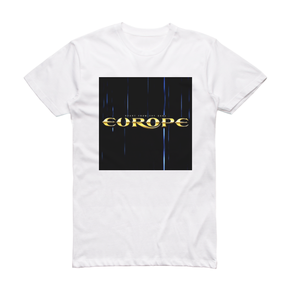 Europe Start From The Dark Album Cover T-Shirt White