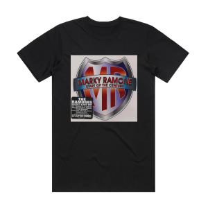 Marky Ramone Start Of The Century Album Cover T-Shirt Black