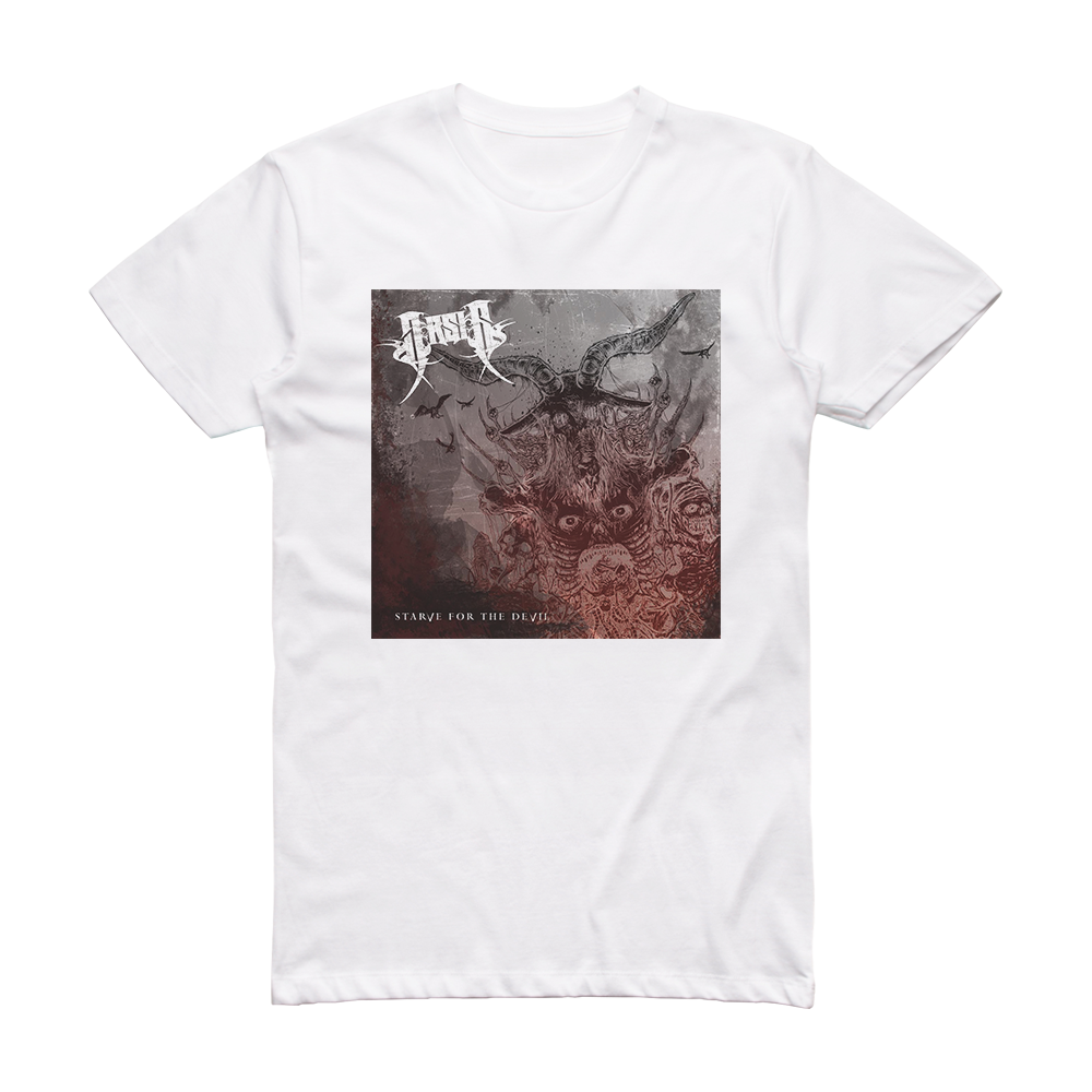Arsis Starve For The Devil Album Cover T-Shirt White – ALBUM COVER T-SHIRTS
