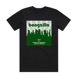 Bongzilla Stash And Methods For Attaining Extreme Altitudes Album Cover T-Shirt Black