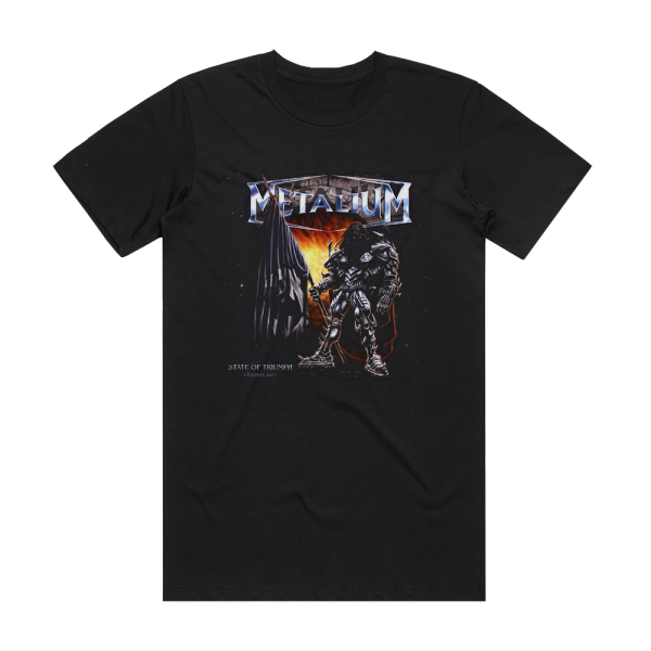 Metalium State Of Triumph Chapter Two 1 Album Cover T-Shirt Black