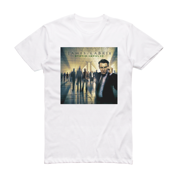 James LaBrie Static Impulse Album Cover T-Shirt White