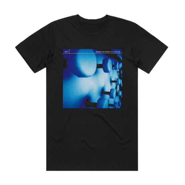 Jimmy Eat World Static Prevails 1 Album Cover T-Shirt Black