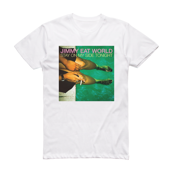 Jimmy Eat World Stay On My Side Tonight 2 Album Cover T-Shirt White