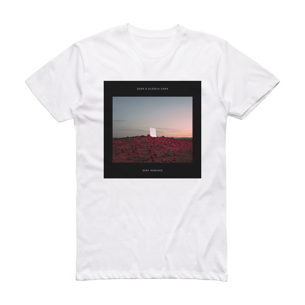 Alessia Cara Stay Remixes Album Cover T-Shirt White