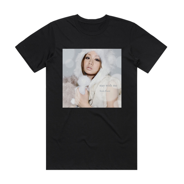 Kumi Koda Stay With Me 1 Album Cover T-Shirt Black