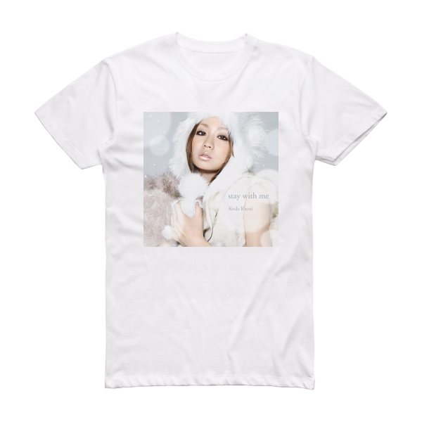 Kumi Koda Stay With Me 1 Album Cover T-Shirt White