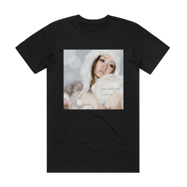 Kumi Koda Stay With Me 2 Album Cover T-Shirt Black