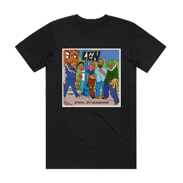 LEN Steal My Sunshine Album Cover T-Shirt Black