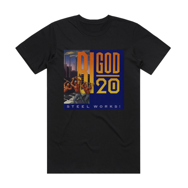 Bigod 20 Steel Works Album Cover T-Shirt Black