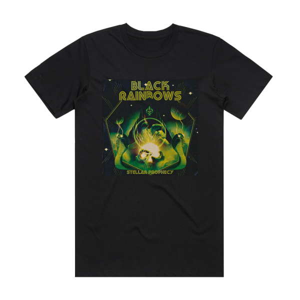 Black Rainbows Stellar Prophecy Album Cover T-Shirt Black