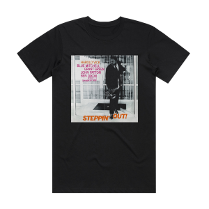 Harold Vick Steppin Out Album Cover T-Shirt Black