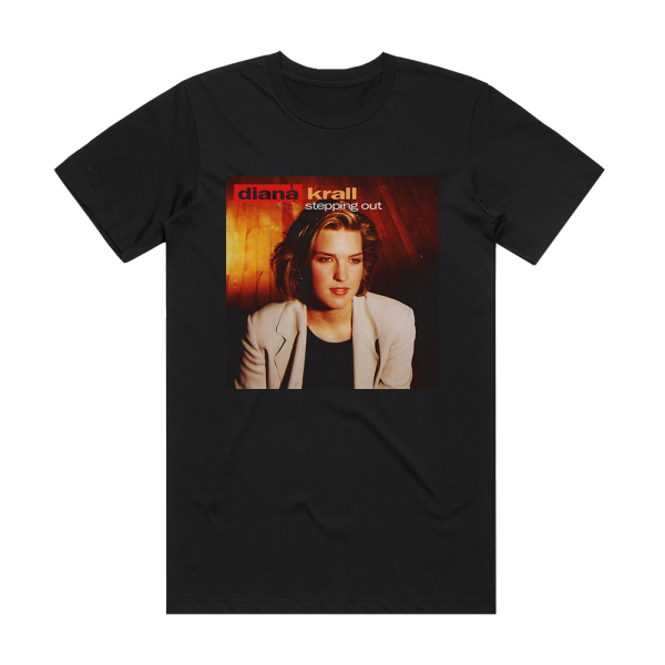 Diana Krall Stepping Out Album Cover T-Shirt Black