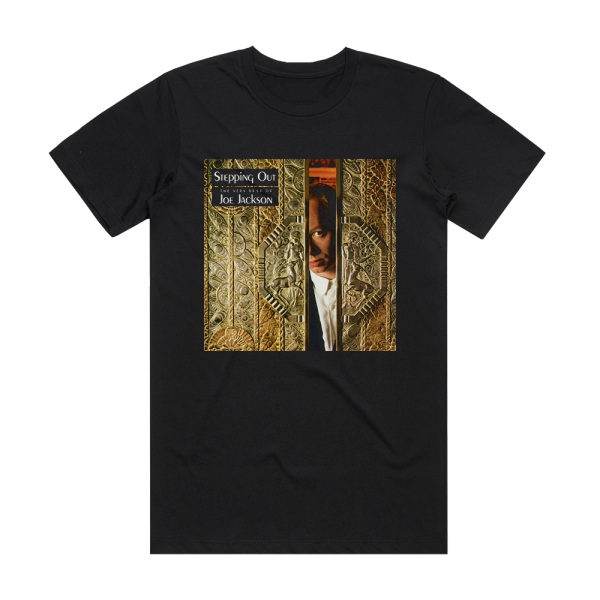 Joe Jackson Stepping Out The Very Best Of Joe Jackson Album Cover T-Shirt Black
