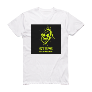ANARCHY STONE Steps Album Cover T-Shirt White