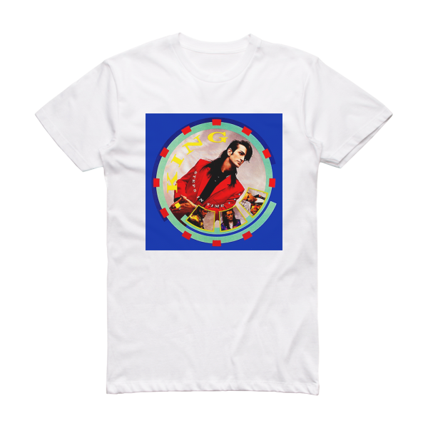 King Steps In Time Album Cover T-Shirt White