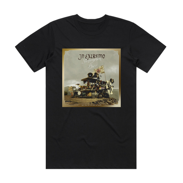 In Extremo Sterneneisen Live Album Cover T-Shirt Black