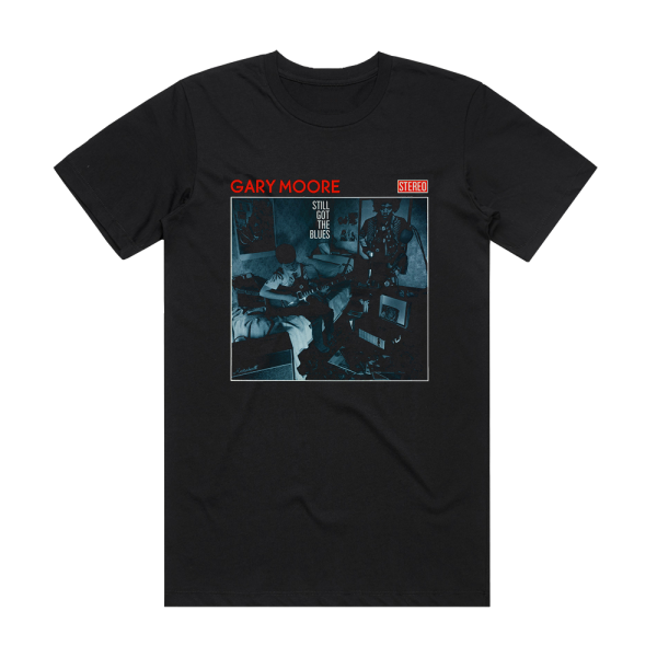 Gary Moore Still Got The Blues Album Cover T-Shirt Black