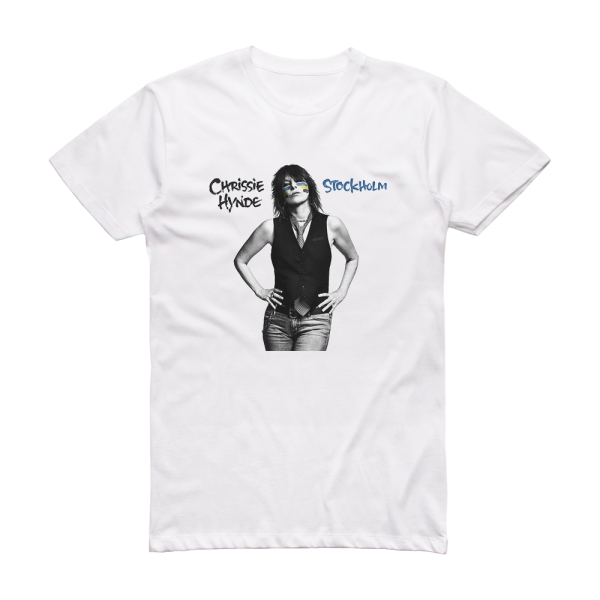 Chrissie Hynde Stockholm Album Cover T-Shirt White