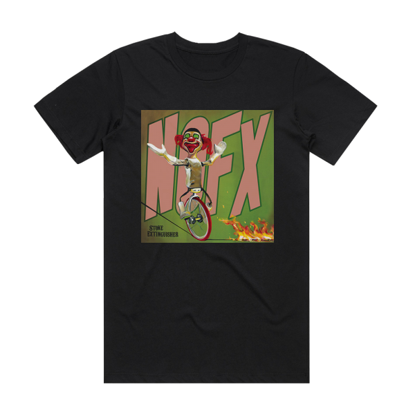 NOFX Stoke Extinguisher Album Cover T-Shirt Black