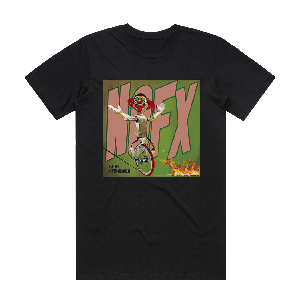 NOFX Stoke Extinguisher Album Cover T-Shirt Black – ALBUM COVER T-SHIRTS