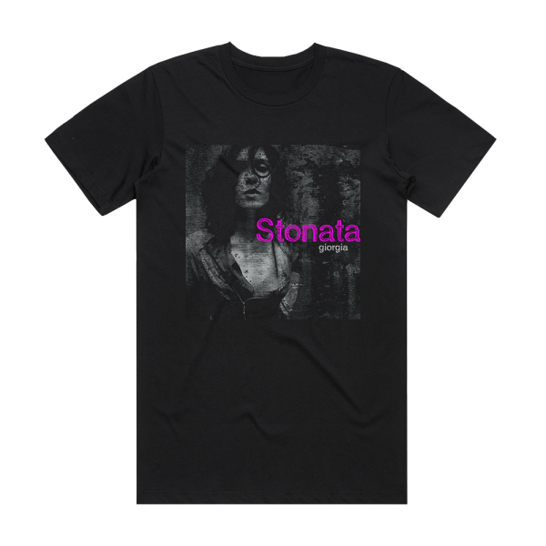 Giorgia Stonata Album Cover T-Shirt Black