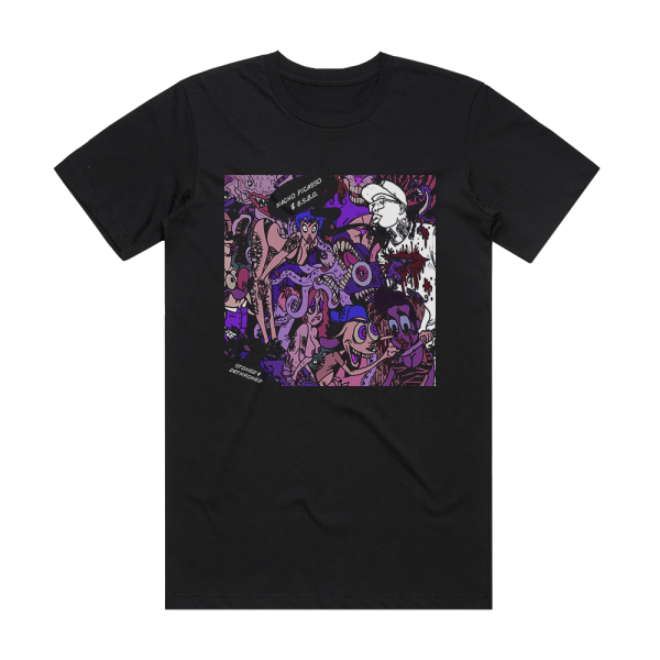 Nacho Picasso Stoned Dethroned 1 Album Cover T-Shirt Black