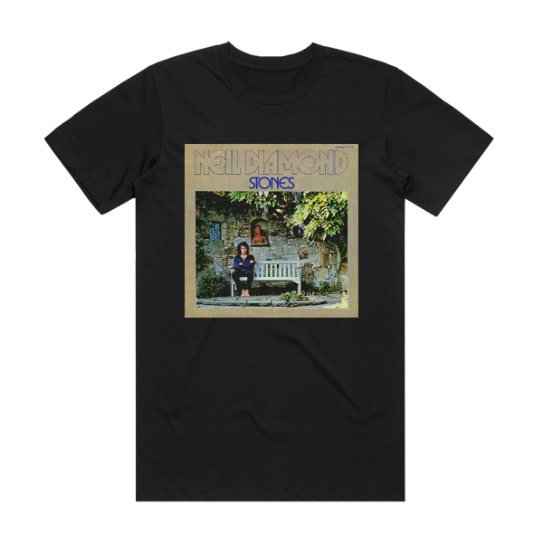 Neil Diamond Stones Album Cover T-Shirt Black
