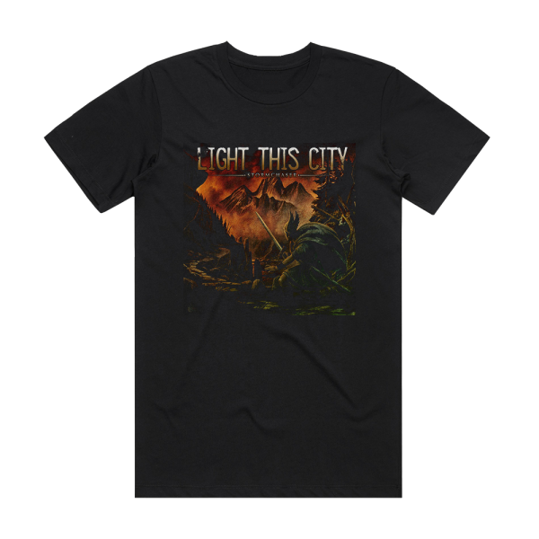 Light This City Stormchaser Album Cover T-Shirt Black