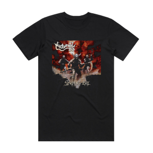Nocturnal Storming Evil Album Cover T-Shirt Black