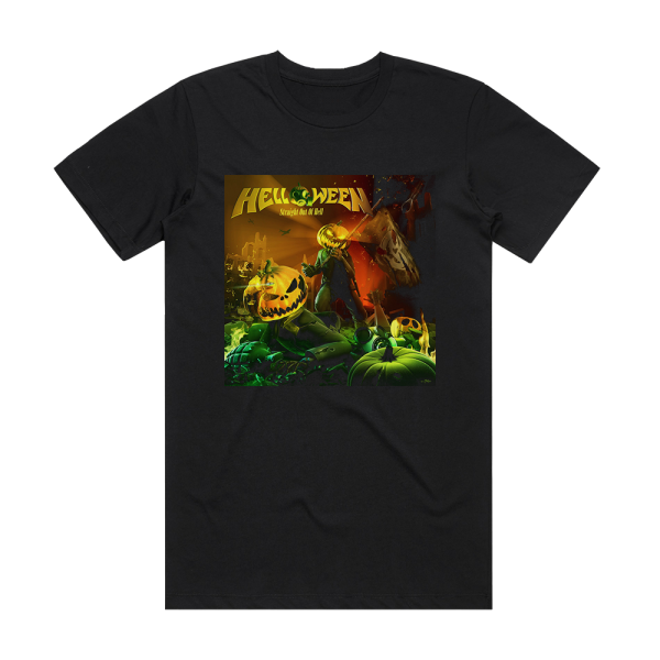 Helloween Straight Out Of Hell Helloween Album Cover T-Shirt Black