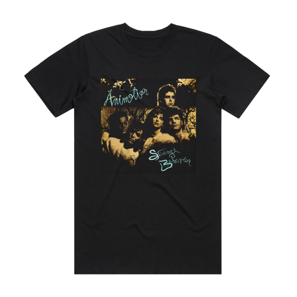 Animotion Strange Behavior Album Cover T-Shirt Black