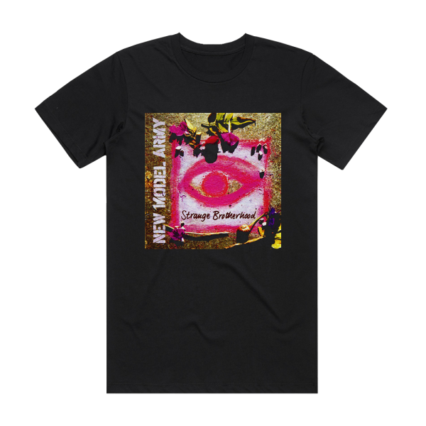 New Model Army Strange Brotherhood Album Cover T-Shirt Black