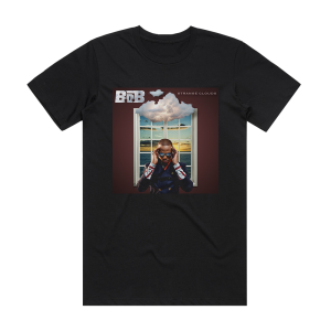 B o B Strange Clouds 1 Album Cover T-Shirt Black