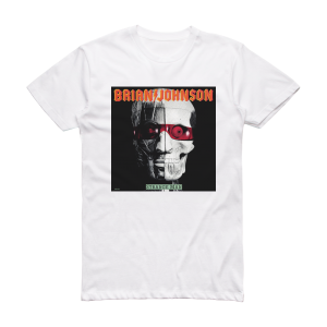 Brian Johnson Strange Man Album Cover T-Shirt White