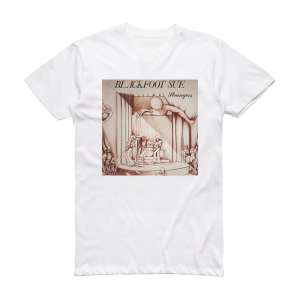 Blackfoot Sue Strangers Album Cover T-Shirt White