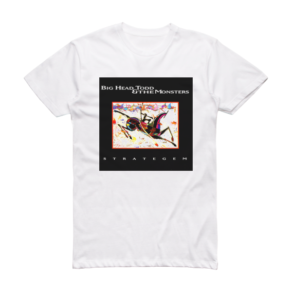 Big Head Todd and The Monsters Strategem Album Cover T-Shirt White