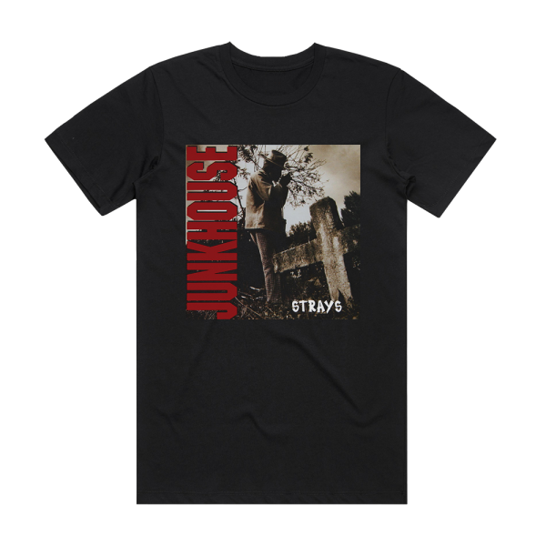 Junkhouse Strays Album Cover T-Shirt Black