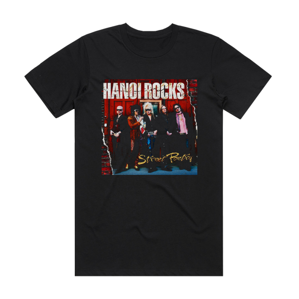 Hanoi Rocks Street Poetry Album Cover T-Shirt Black