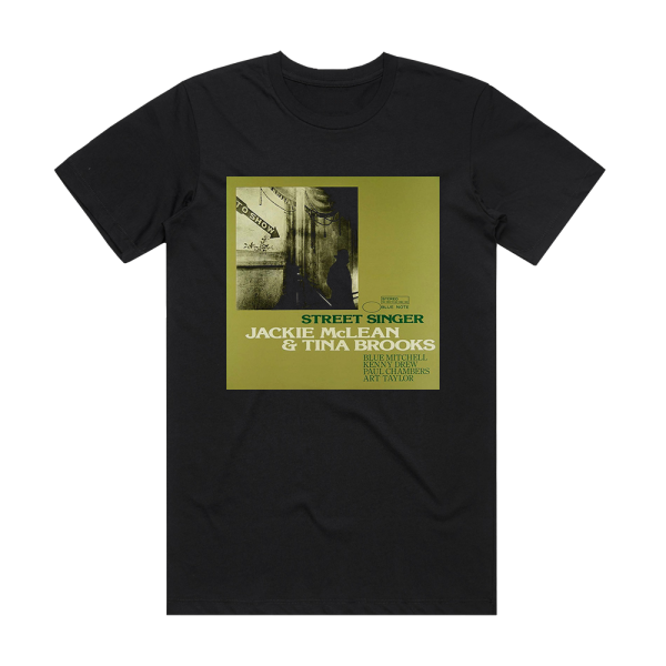 Jackie McLean Street Singer Album Cover T-Shirt Black